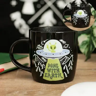 Mugs - Heat Change UFO Mug - SOMETHING DIFFERENT WHOLESALE EUROPE BV