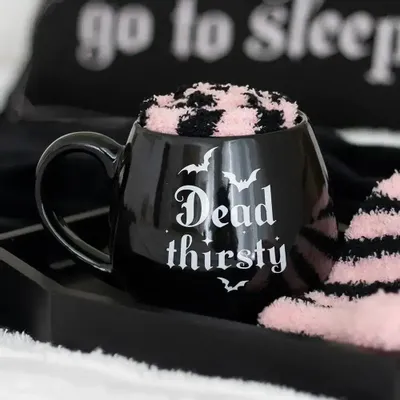 Mugs - Dead Thirsty Mug and Socks Set - SOMETHING DIFFERENT WHOLESALE EUROPE BV