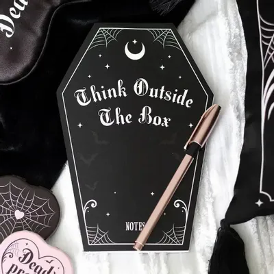 Stationery - Coffin Shaped Notebook - SOMETHING DIFFERENT WHOLESALE EUROPE BV