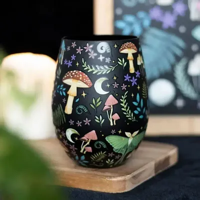 Verres - Verre sans pied à motif Forêt sombre - SOMETHING DIFFERENT WHOLESALE EUROPE BV