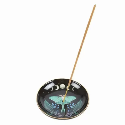 Scents - Luna Moth Ceramic Incense Plate - SOMETHING DIFFERENT WHOLESALE EUROPE BV