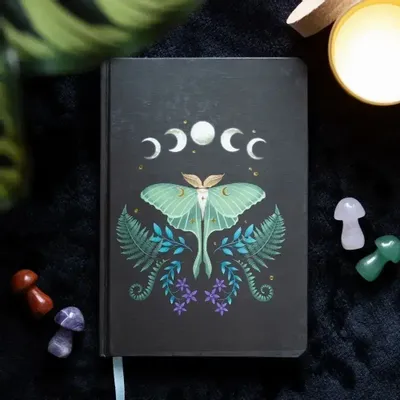 Papeterie bureau - Carnet A5 Luna Moth - SOMETHING DIFFERENT WHOLESALE EUROPE BV