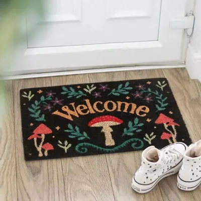 Tapis - Paillasson de bienvenue Champignon Noir - SOMETHING DIFFERENT WHOLESALE EUROPE BV