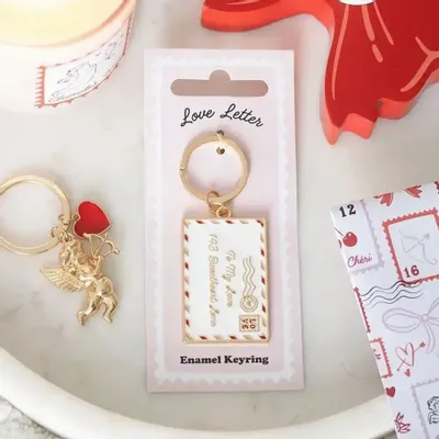 Objets de décoration - Porte-clés Lettre d'amour - SOMETHING DIFFERENT WHOLESALE EUROPE BV