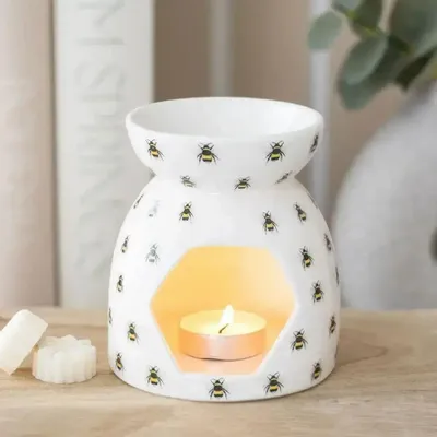 Scents - All Over Bee Print Oil Burner - SOMETHING DIFFERENT WHOLESALE EUROPE BV