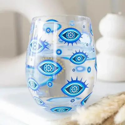 Verres - Verre sans pied à motif œil omniscient - SOMETHING DIFFERENT WHOLESALE EUROPE BV