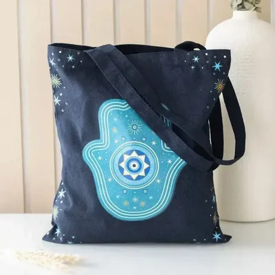 Bags and backpacks - Hand of Hamsa Polycotton Tote Bag - SOMETHING DIFFERENT WHOLESALE EUROPE BV