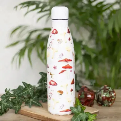 Verres - Bouteille d'eau en métal à motif champignons - SOMETHING DIFFERENT WHOLESALE EUROPE BV