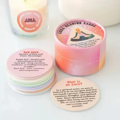 Stationery - Set of 36 Aura Reading Cards - SOMETHING DIFFERENT WHOLESALE EUROPE BV