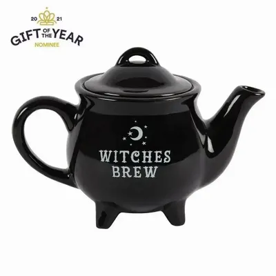 Sets de table - Théière en céramique noire Witch's Brew - SOMETHING DIFFERENT WHOLESALE EUROPE BV