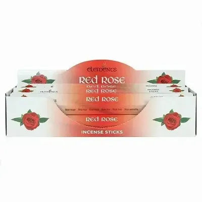 Parfums d'intérieur - Lot de 6 sachets de bâtonnets d'encens Elements Rose Rouge - SOMETHING DIFFERENT WHOLESALE EUROPE BV