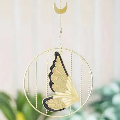 Other wall decoration - Green Fairy Wing Hanging Decoration - SOMETHING DIFFERENT WHOLESALE EUROPE BV