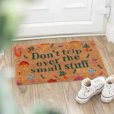 Tapis - Paillasson champignon naturel « Ne trébuchez pas » - SOMETHING DIFFERENT WHOLESALE EUROPE BV