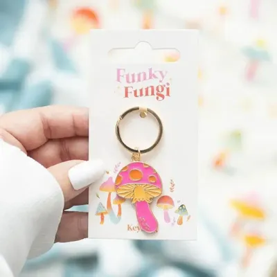 Decorative objects - Funky Fungi Mushroom Keyring - SOMETHING DIFFERENT WHOLESALE EUROPE BV