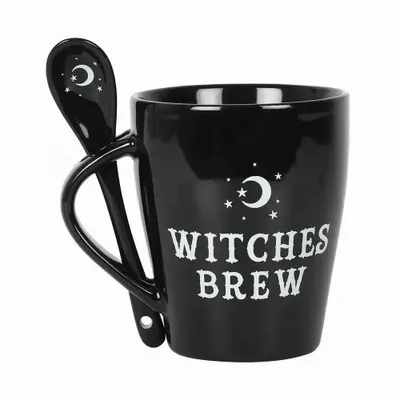 Tasses et mugs - Ensemble tasse et cuillère « Potion de sorcière » - SOMETHING DIFFERENT WHOLESALE EUROPE BV