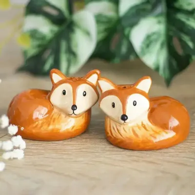 Placemats - Fox Salt and Pepper Shakers - SOMETHING DIFFERENT WHOLESALE EUROPE BV