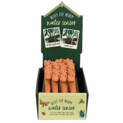 Garden accessories - Small Willy the Worm Water Sensor - SOMETHING DIFFERENT WHOLESALE EUROPE BV