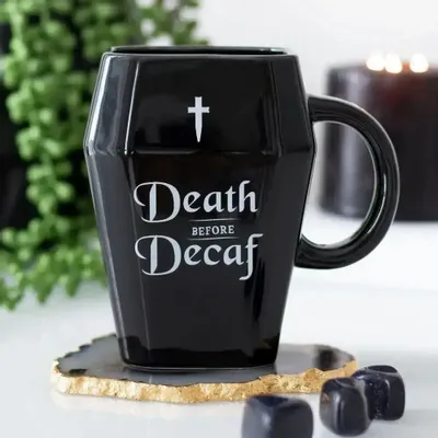 Tasses et mugs - Mort avant la tasse cercueil décaféinée - SOMETHING DIFFERENT WHOLESALE EUROPE BV