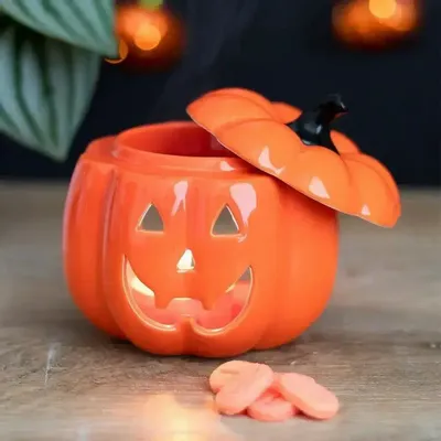 Scents - Orange Jack-O-Lantern Oil Burner - SOMETHING DIFFERENT WHOLESALE EUROPE BV