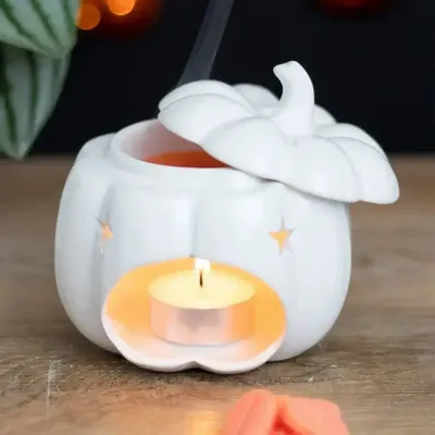 Scents - White Pumpkin Oil Burner - SOMETHING DIFFERENT WHOLESALE EUROPE BV