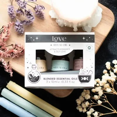 Parfums d'intérieur - Coffret de 3 huiles essentielles mélangées pour un rituel d'amour - SOMETHING DIFFERENT WHOLESALE EUROPE BV