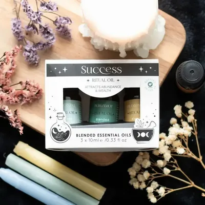 Parfums d'intérieur - Coffret de 3 huiles essentielles mélangées pour un rituel de réussite - SOMETHING DIFFERENT WHOLESALE EUROPE BV