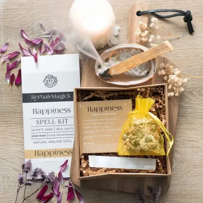 Coffrets et boîtes - Kit de sortilège de bonheur par les herbes - SOMETHING DIFFERENT WHOLESALE EUROPE BV