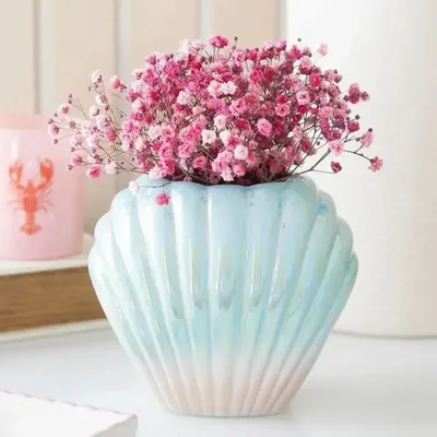 Sets de table - Vase à fleurs en coquillage irisé - SOMETHING DIFFERENT WHOLESALE EUROPE BV