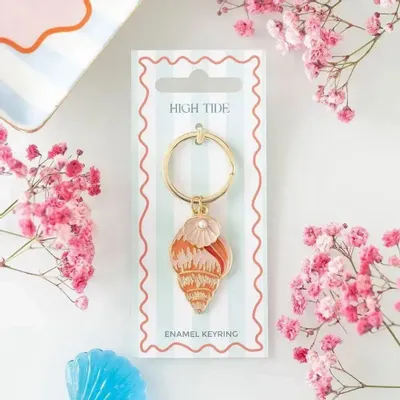 Decorative objects - High Tide Shell Keyring - SOMETHING DIFFERENT WHOLESALE EUROPE BV