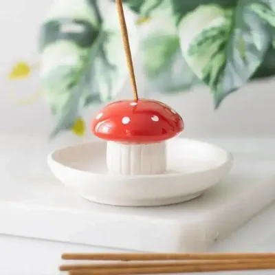 Scents - Mushroom Incense Stick Holder - SOMETHING DIFFERENT WHOLESALE EUROPE BV