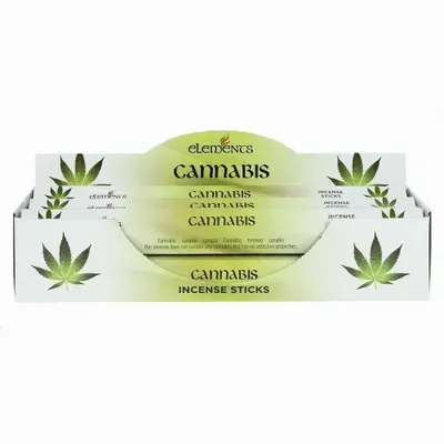 Parfums d'intérieur - Lot de 6 sachets de bâtonnets d'encens Elements Cannabis - SOMETHING DIFFERENT WHOLESALE EUROPE BV