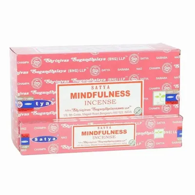 Home fragrances - Set of 12 Mindfulness Incense Sticks by Satya (12/50) - SOMETHING DIFFERENT WHOLESALE EUROPE BV