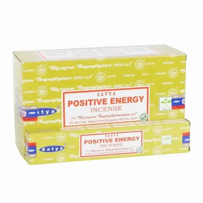 Parfums d'intérieur - Lot de 12 bâtonnets d'encens à énergie positive de Satya (12/50) - SOMETHING DIFFERENT WHOLESALE EUROPE BV