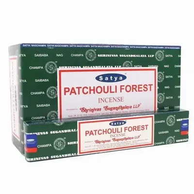 Home fragrances - 12 Packs of Patchouli Forest Incense Sticks by Satya - SOMETHING DIFFERENT WHOLESALE EUROPE BV