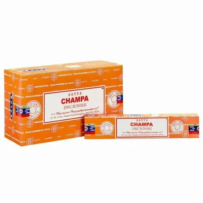Parfums d'intérieur - Lot de 12 sachets de bâtonnets d'encens Champa de Satya - SOMETHING DIFFERENT WHOLESALE EUROPE BV