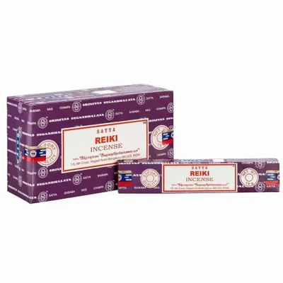 Home fragrances - Set of 12 Reiki Incense Sticks by Satya (12/50) - SOMETHING DIFFERENT WHOLESALE EUROPE BV