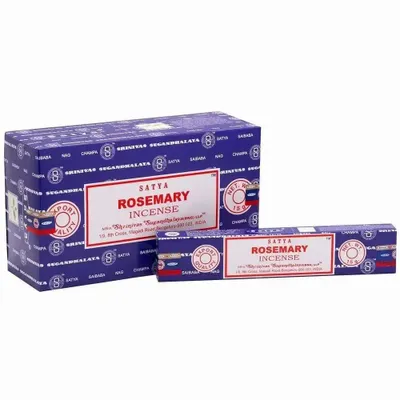 Parfums d'intérieur - Lot de 12 bâtonnets d'encens au romarin de Satya (12/50) - SOMETHING DIFFERENT WHOLESALE EUROPE BV