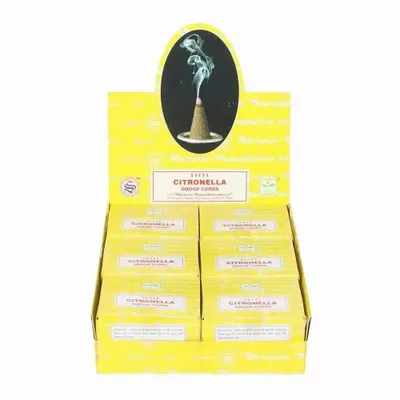 Scents - Set of 12 Citronella Dhoop Incense Cones by Satya (6/30) - SOMETHING DIFFERENT WHOLESALE EUROPE BV
