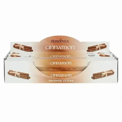 Home fragrances - Set of 6 Packets of Elements Cinnamon Incense Sticks - SOMETHING DIFFERENT WHOLESALE EUROPE BV