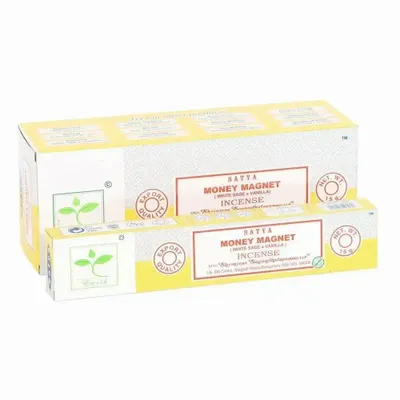 Parfums d'intérieur - Lot de 6 encens Earth Satya Money Magnet (12/50) - SOMETHING DIFFERENT WHOLESALE EUROPE BV