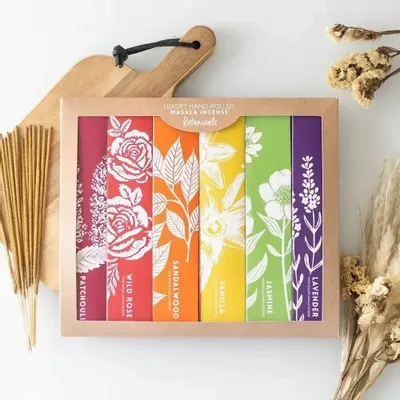 Home fragrances - Aromatic Botanical Masala Incense Stick Variety Set - SOMETHING DIFFERENT WHOLESALE EUROPE BV