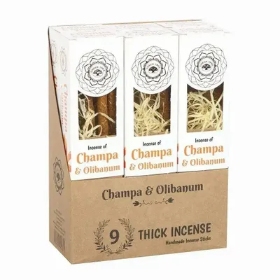 Parfums d'intérieur - Lot de 6 bâtonnets d'encens botaniques Champa et Oliban - SOMETHING DIFFERENT WHOLESALE EUROPE BV