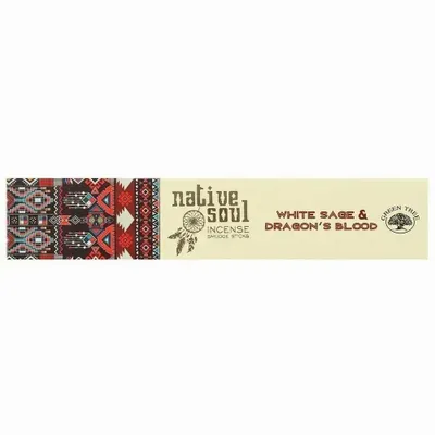 Parfums d'intérieur - Encens Native Soul Sauge Blanche et Sang de Dragon, présentoir de 12 sachets - SOMETHING DIFFERENT WHOLESALE EUROPE BV