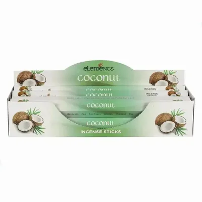 Home fragrances - Set of 6 Packets of Elements Coconut Incense Sticks - SOMETHING DIFFERENT WHOLESALE EUROPE BV