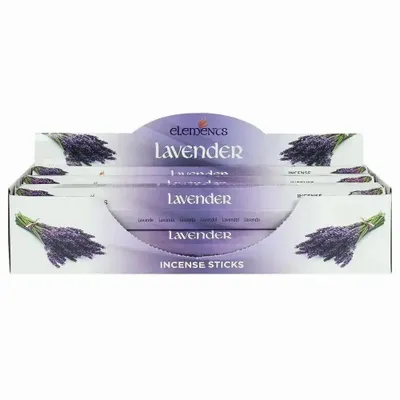 Parfums d'intérieur - Lot de 6 sachets de bâtonnets d'encens à la lavande Elements - SOMETHING DIFFERENT WHOLESALE EUROPE BV