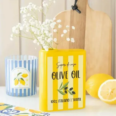 Placemats - Olive Oil Flower Vase - SOMETHING DIFFERENT WHOLESALE EUROPE BV