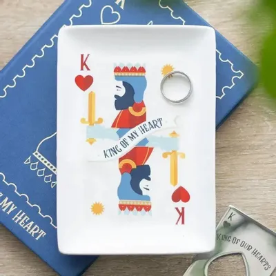 Jewelry - King of My Heart Catch All Dish - SOMETHING DIFFERENT WHOLESALE EUROPE BV
