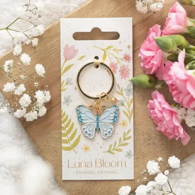 Objets de décoration - Porte-clés papillon Luna - SOMETHING DIFFERENT WHOLESALE EUROPE BV