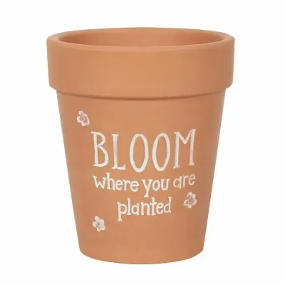 Pots de fleurs - Fleurissez là où vous êtes planté Pot de fleurs en terre cuite - SOMETHING DIFFERENT WHOLESALE EUROPE BV