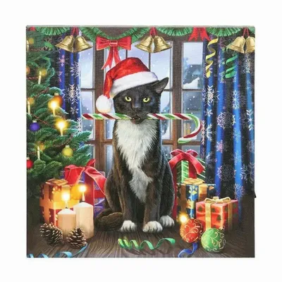 Objets de décoration - Plaque lumineuse LED Krampuss sur toile par Lisa Parker - SOMETHING DIFFERENT WHOLESALE EUROPE BV